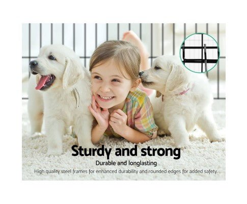 8 Panel Pet Playpen Crate - 36 Inch-3