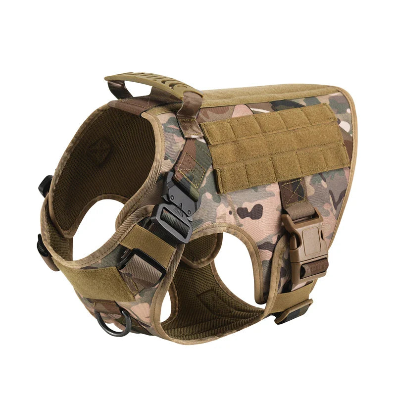 Tactical Military Dog Harness and Leash Set