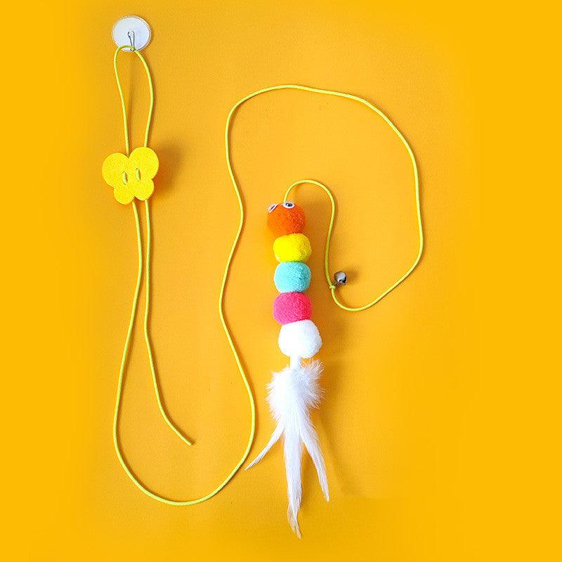 Retractable Catnip Self Hanging Cat Toys - Interactive Fun For Your Feline Friend