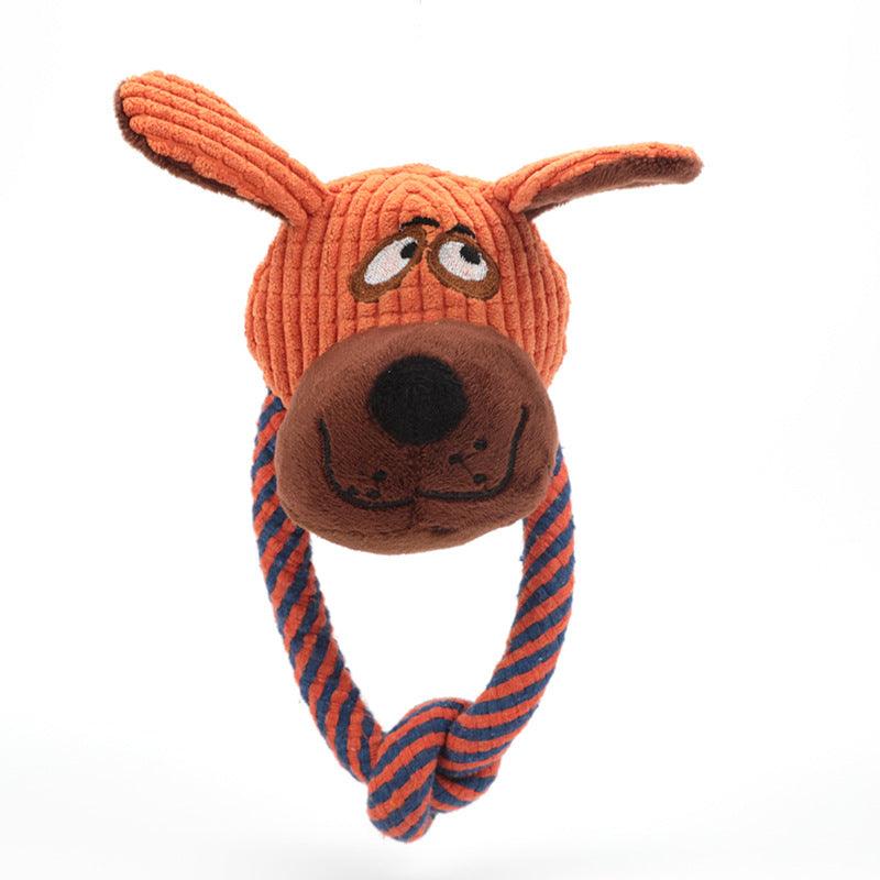 Playful Paws Cotton Rope Toys - Interactive Dog Teeth Cleaning And Sound Grinding Pet Toys
