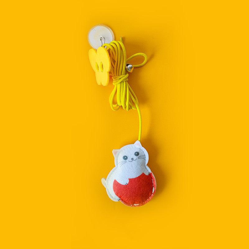 Retractable Catnip Self Hanging Cat Toys - Interactive Fun For Your Feline Friend