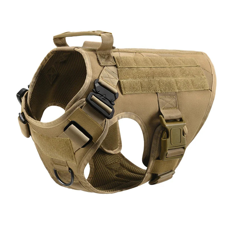 Tactical Military Dog Harness and Leash Set