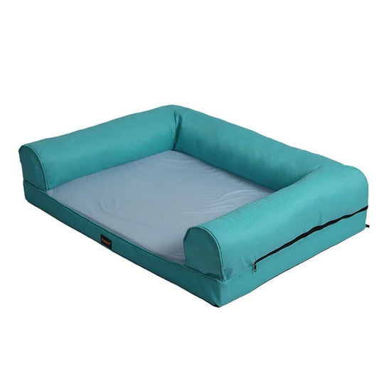 Summer Cooling Insect Prevention Dog Bed Sofa - Teal-0